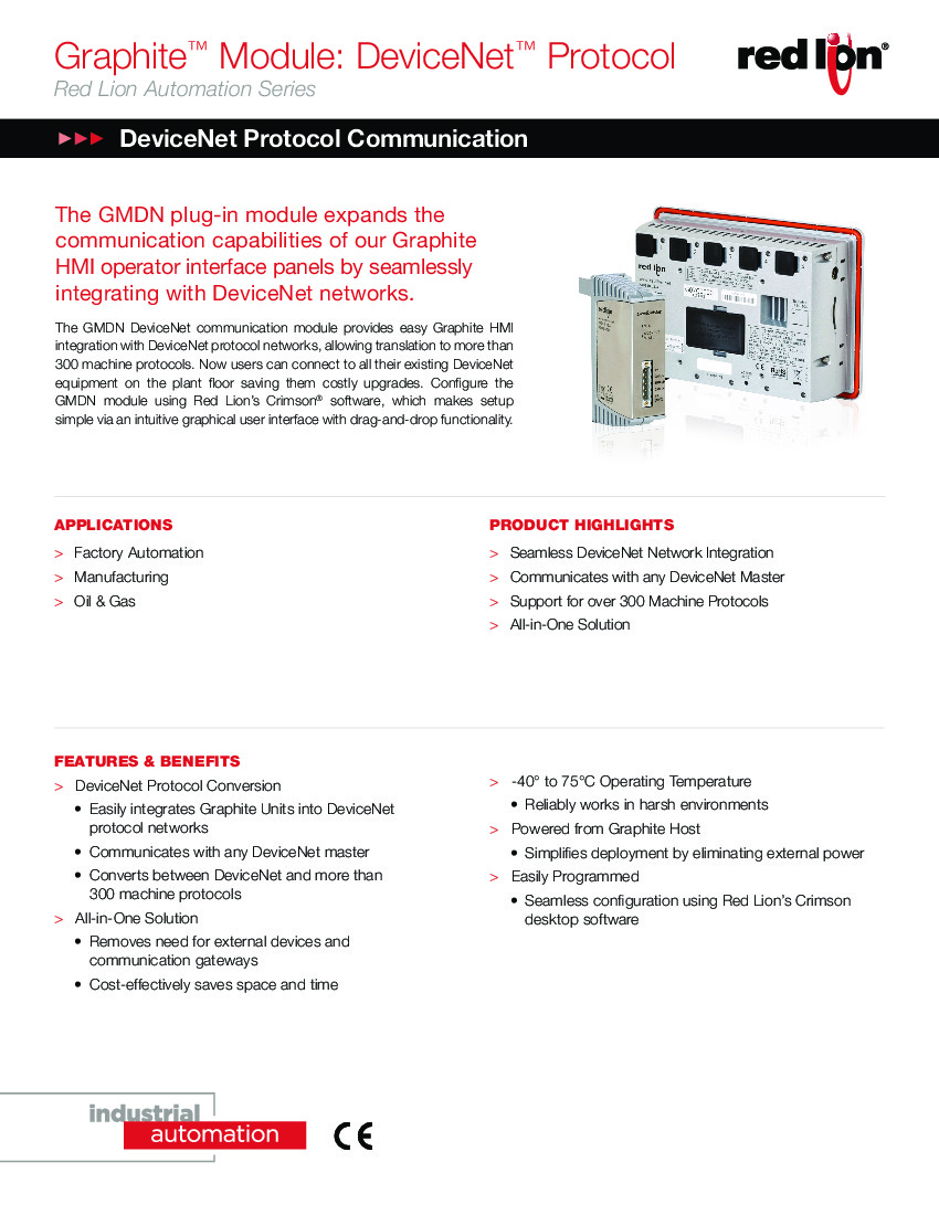 First Page Image of GMDN0000 Module Data Sheet.pdf